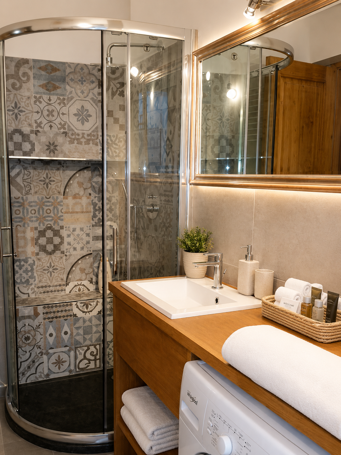 Bagno con doccia